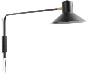 Kave Home Aria wandlamp zwart
