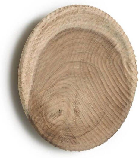 Kave Home Woon Accessoires Melya wandpaneel massief hout mungur Ø 30 cm