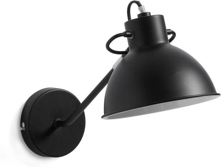 Kave Home Lamp Offelis wandlamp zwart