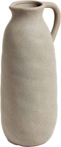 Kave Home Yandi keramische kan met een beige afwerking 35 5 cm