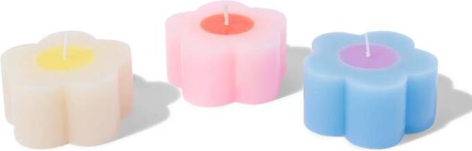 HEMA Bloemkaarsen 3 Stuks