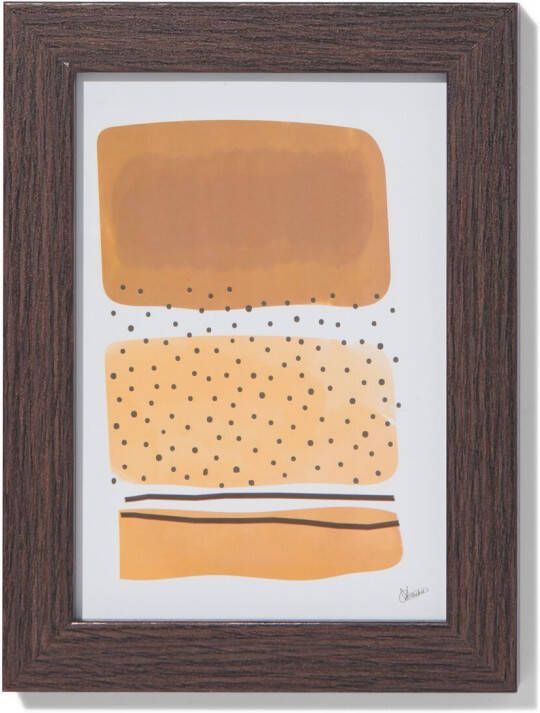 HEMA Fotolijst 10x15cm Donkerbruin Hout (donkerbruin)