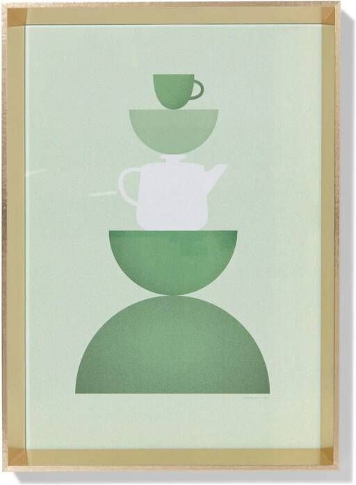 HEMA Fotolijst 15x20cm Goud Hout Facetrand Goud (goud)