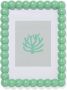HEMA Fotolijst 15x20cm Groen Hout Bolletjes (felgroen) - Thumbnail 1