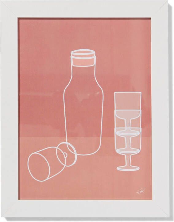HEMA Fotolijst 15x20cm Wit Hout (wit)