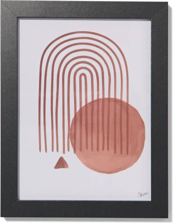 HEMA Fotolijst 15x20cm Zwart Hout (zwart)