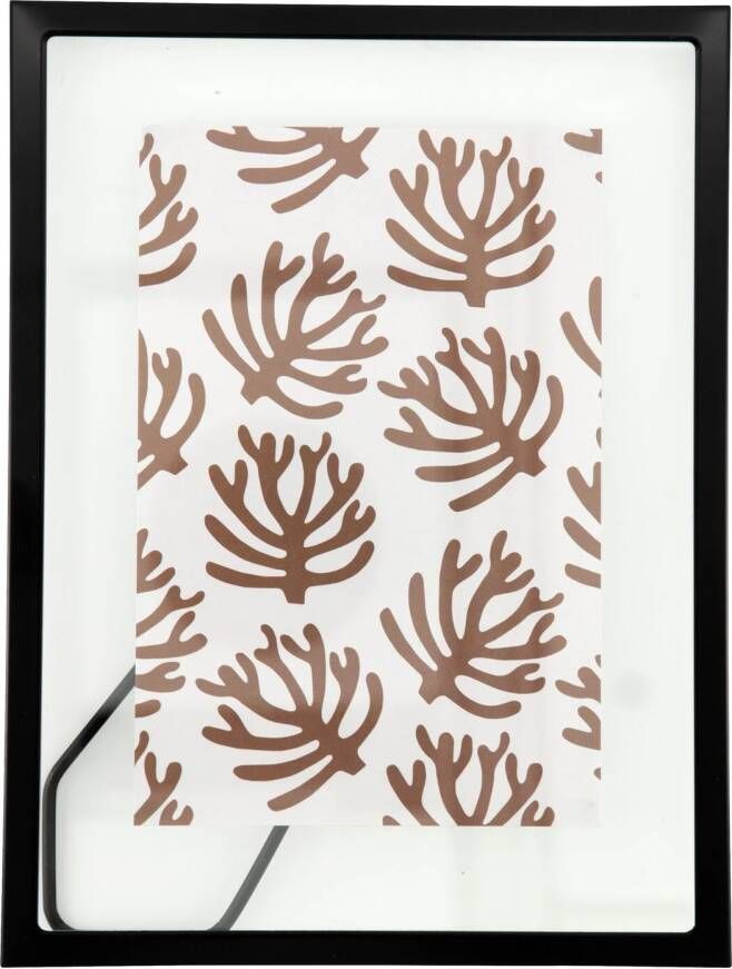 HEMA Fotolijst 15x20cm Zwart Metaal Floating Zwart (zwart)