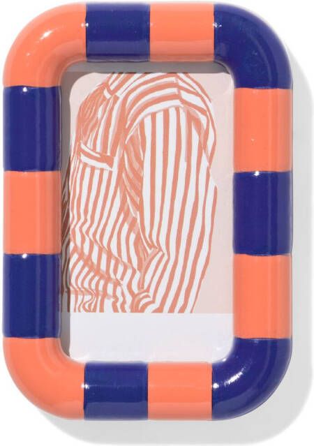 HEMA Fotolijst Voor Instax Hout Gestreept (blauw)