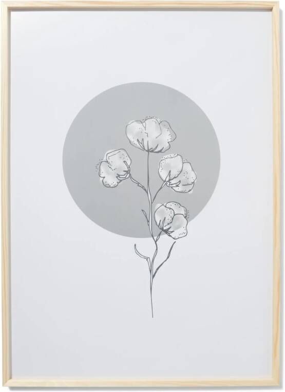 HEMA Fotolijst 50x70cm Notenkleur Massief Hout (hout)