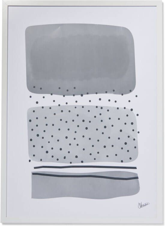 HEMA Fotolijst 50x70cm Wit Hout (wit)