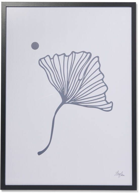 HEMA Fotolijst 50x70cm Zwart Hout (zwart)