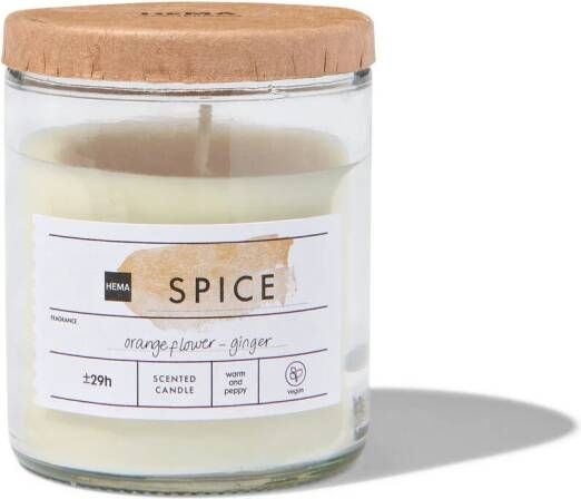 HEMA Geurkaars In Glas Ø6.5 Spice (wit)