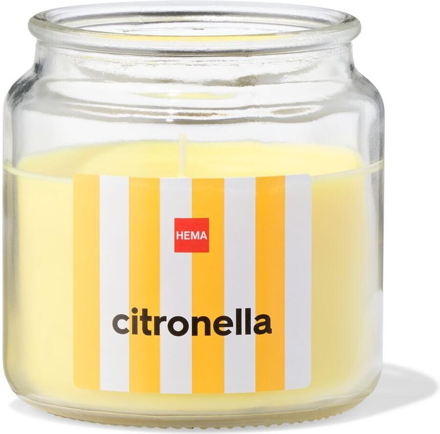 HEMA Citronella Geurkaars In Glas Met Ø10x10 - Foto 1