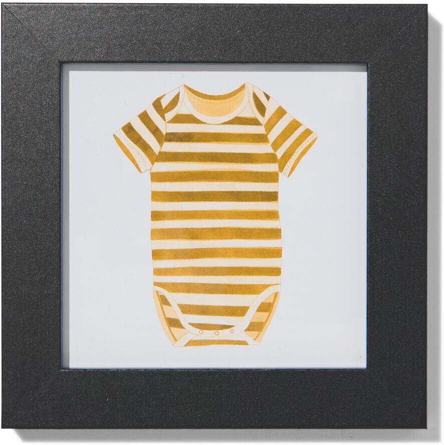 HEMA Fotolijst 10x10cm Zwart Hout (zwart)