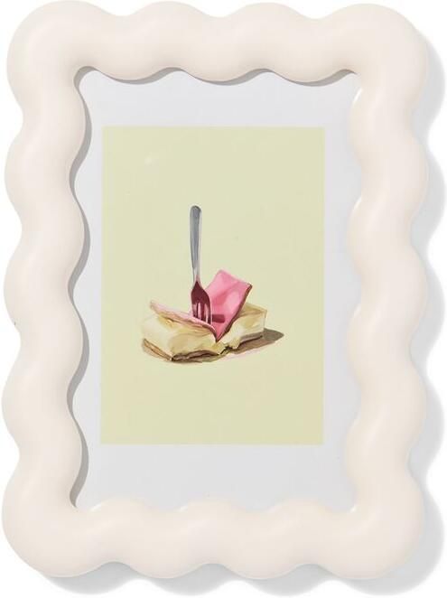 HEMA Fotolijst 10x15cm Hout Golf (wit)