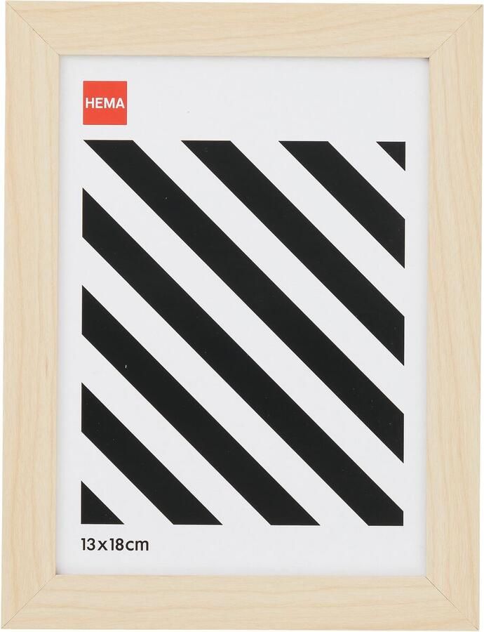 HEMA Fotolijst 13x18cm Naturel Hout (hout)