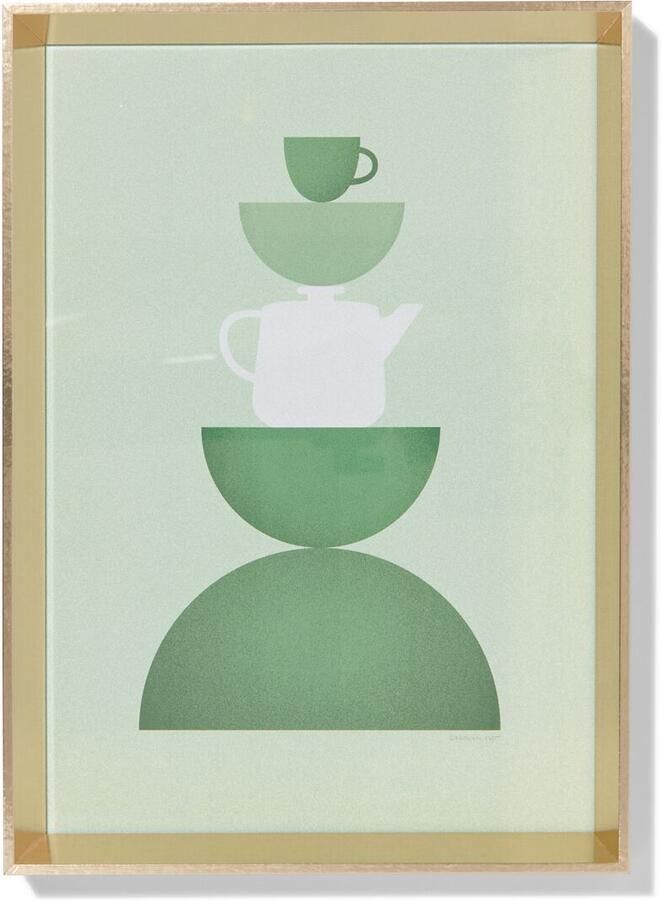HEMA Fotolijst 15x20cm Goud Hout Facetrand Goud (goud)