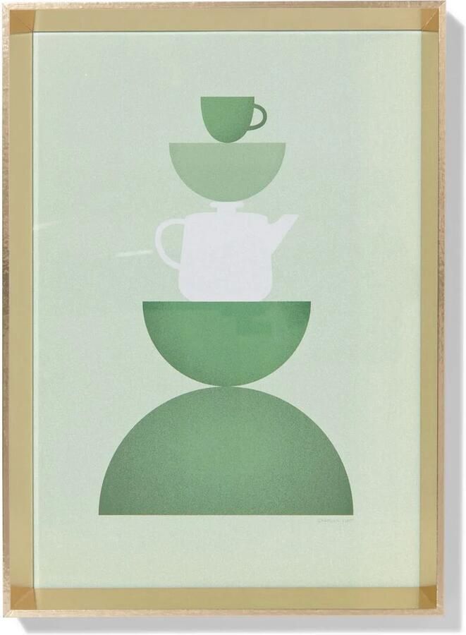 HEMA Fotolijst 15x20cm Goud Hout Facetrand Goud (goud)