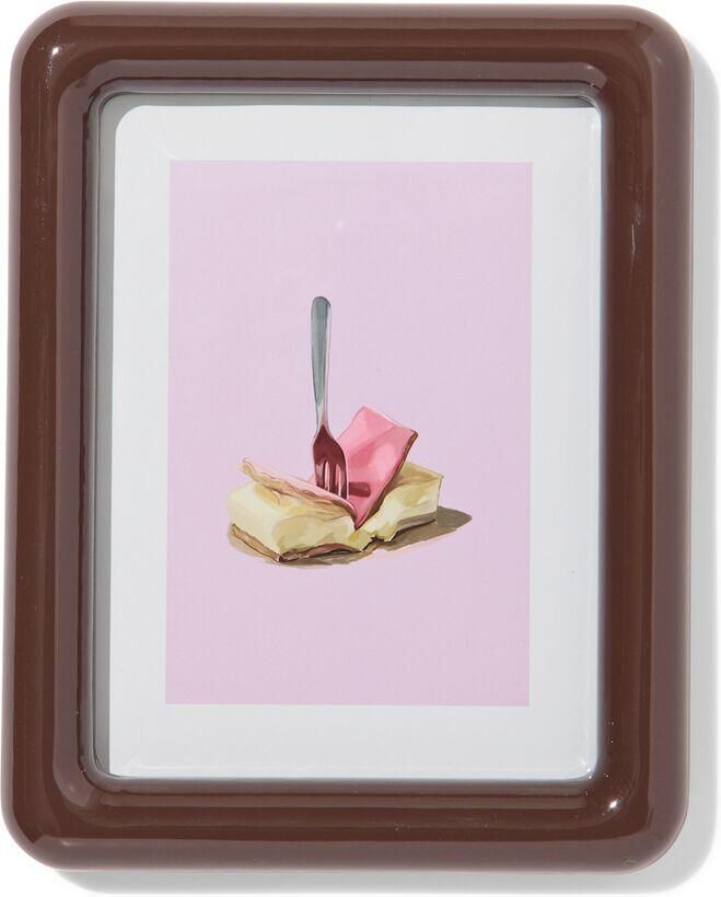 HEMA Fotolijst 15x20cm Hout Afgerond (donkerbruin)
