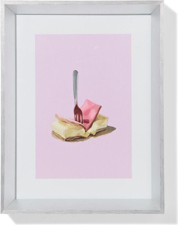 HEMA Fotolijst 15x20cm Hout Facet (zilver)