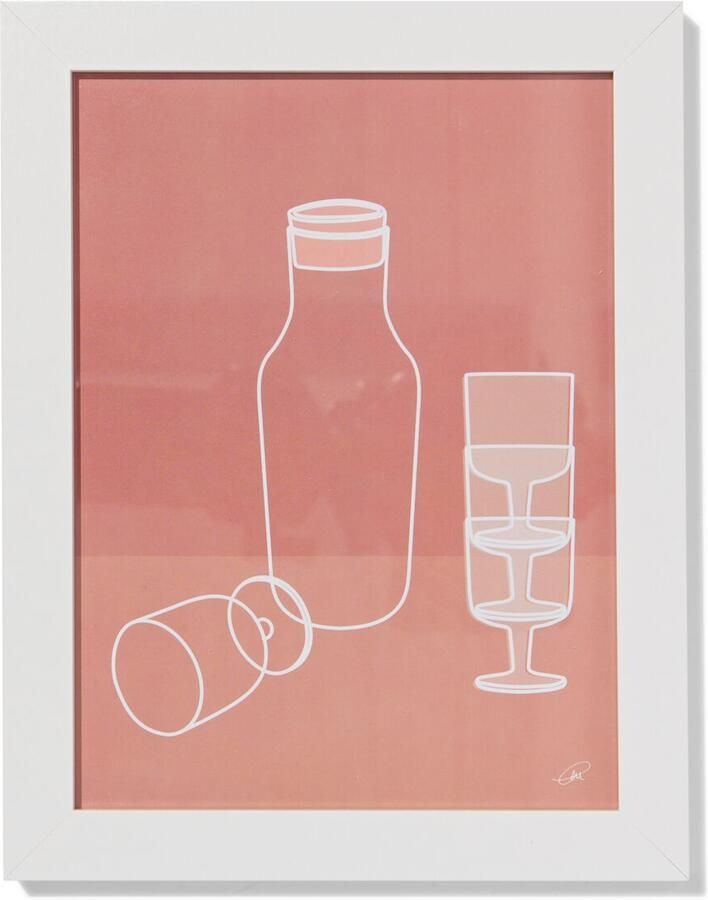 HEMA Fotolijst 15x20cm Wit Hout (wit)