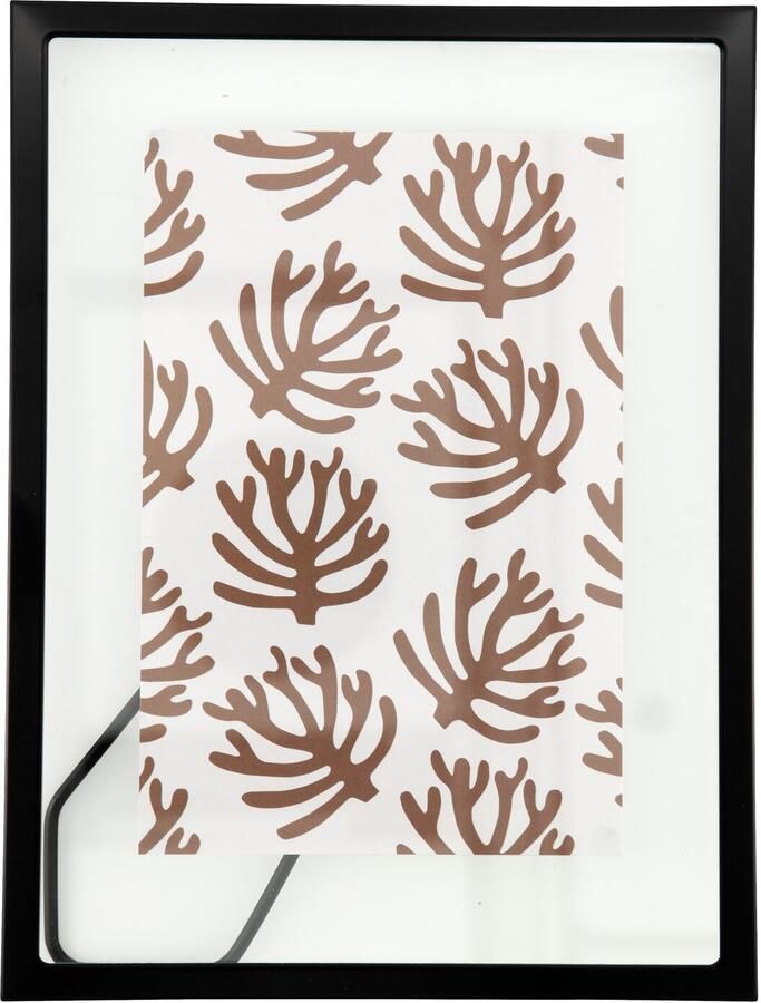 HEMA Fotolijst 15x20cm Zwart Metaal Floating Zwart (zwart)