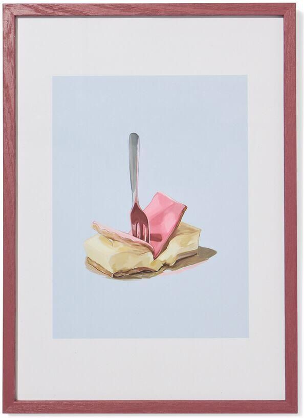 HEMA Fotolijst 22.5x31cm Hout Dun (bordeauxrood)