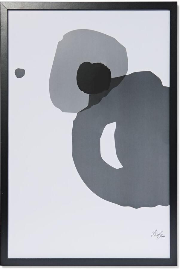 HEMA Fotolijst 40x60cm Zwart Hout (zwart)