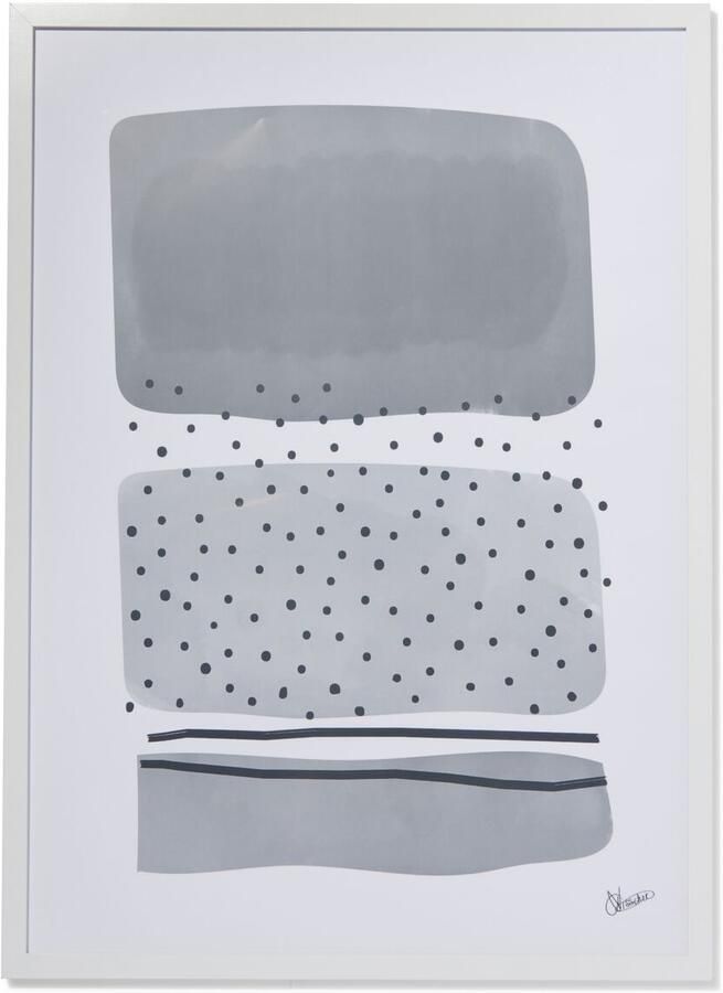 HEMA Fotolijst 50x70cm Wit Hout (wit)