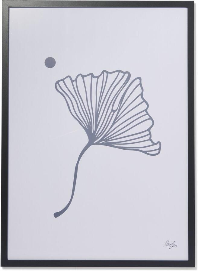 HEMA Fotolijst 50x70cm Zwart Hout (zwart)