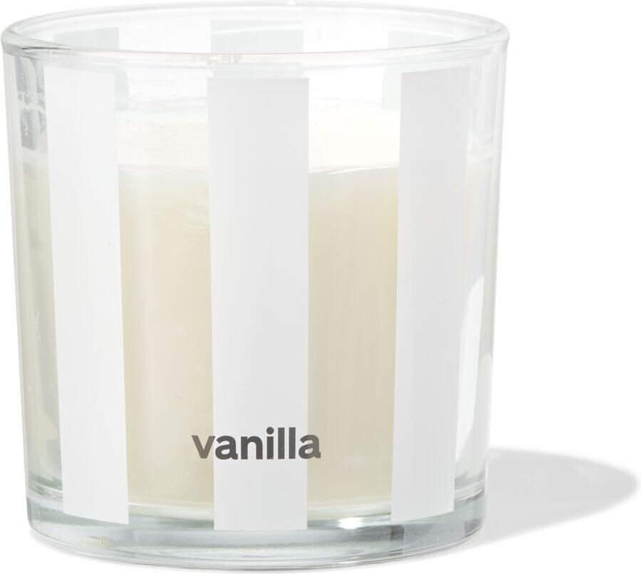 HEMA Geurkaars In Glas ⌀10x10cm Vanille (ivoor)