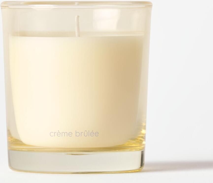 HEMA Geurkaars In Glas ⌀7x8cm Crème Brûlée (lichtgeel)