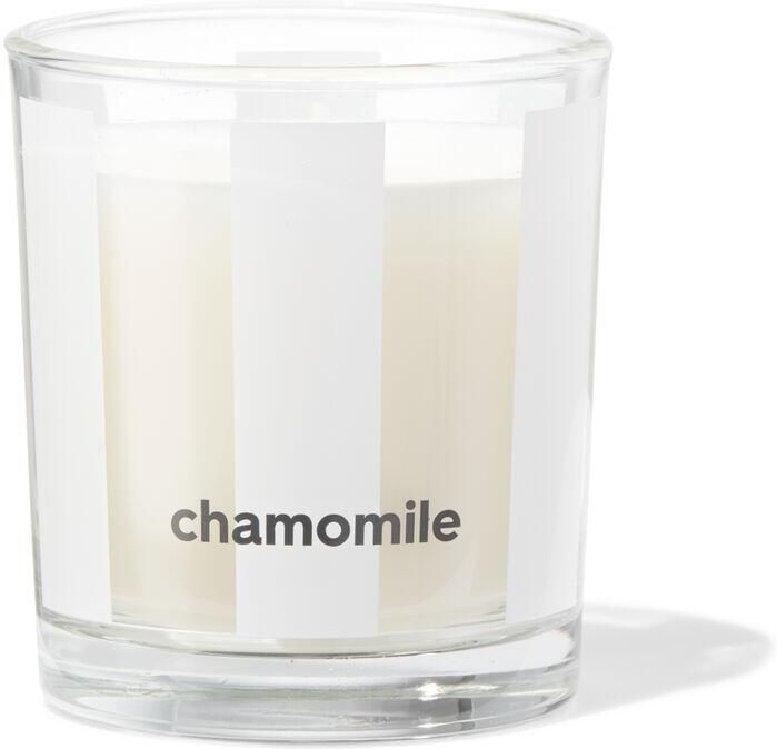 HEMA Geurkaars In Glas ⌀7x8cm Kamille (ivoor)