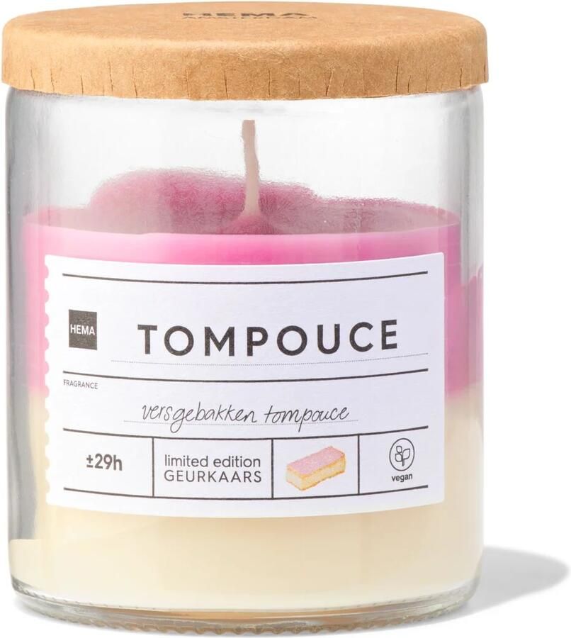 HEMA Geurkaars In Glas Tompouce