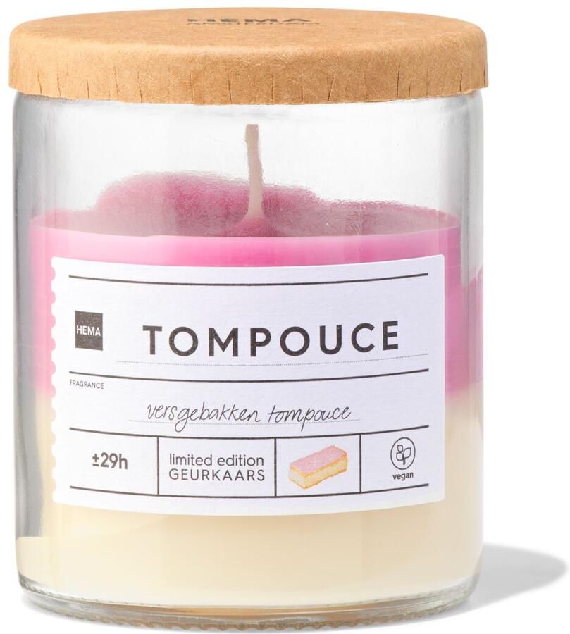 HEMA Geurkaars In Glas Tompouce