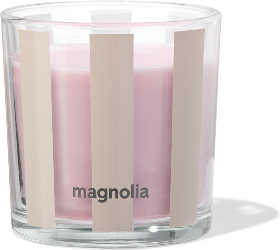 HEMA Geurkaars In Glas⌀10x10cm Magnolia (lichtroze)