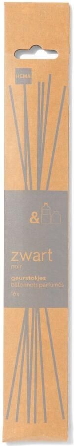 HEMA Geurstokjes Zwart 16 Stuks