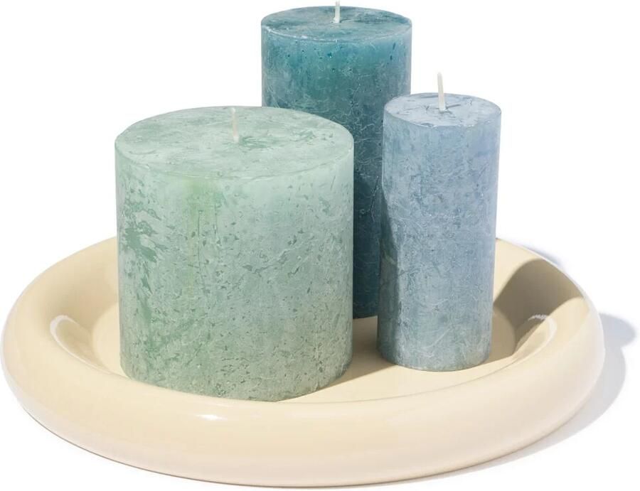 HEMA Kaarsonderzetter ⌀20cm Metaal Crème (creme)
