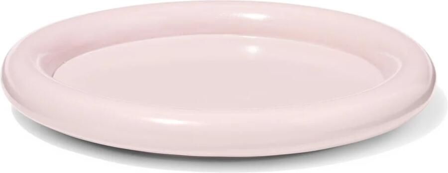 HEMA Kaarsonderzetter ⌀26.5x3cm Hout Roze (roze)