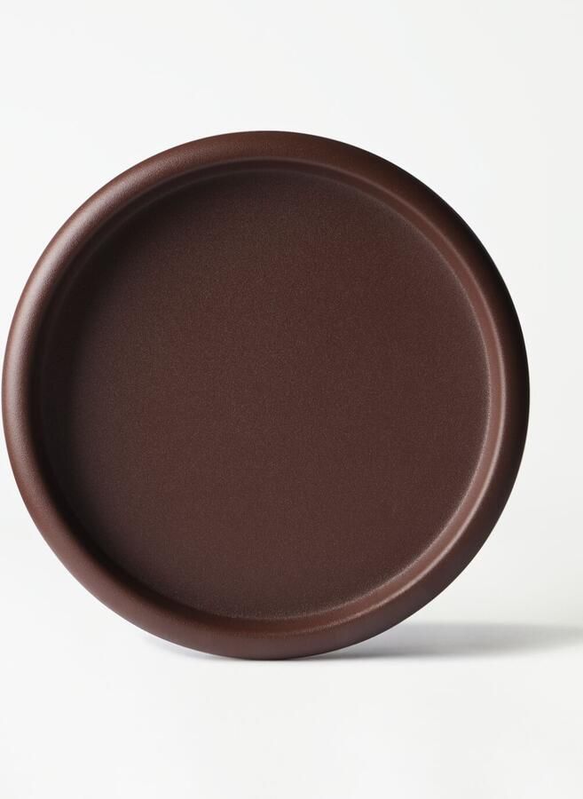 HEMA Kaarsplateau ⌀26x2.5cm Bink Metaal Bruin (bruin)