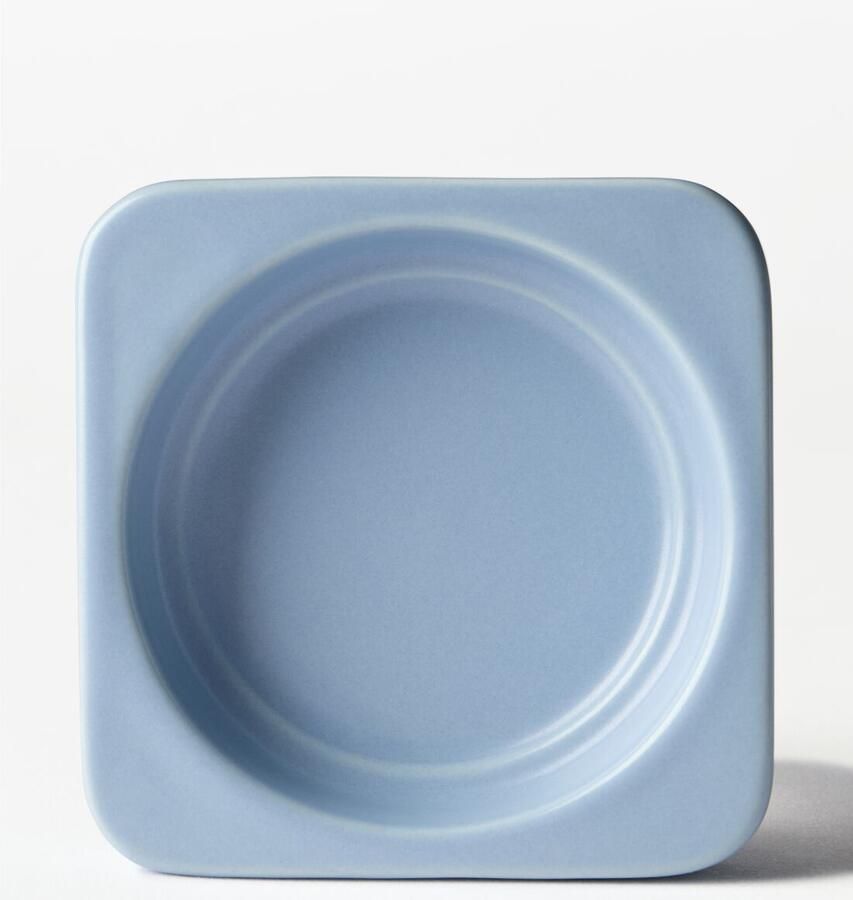 HEMA Kaarsplateau ⌀9cm Kub Keramiek Transparant (transparant)