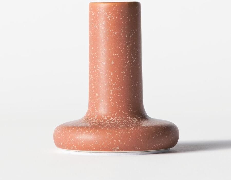 HEMA Kandelaar ⌀5x12cm Bink Keramiek Oranje (oranje)