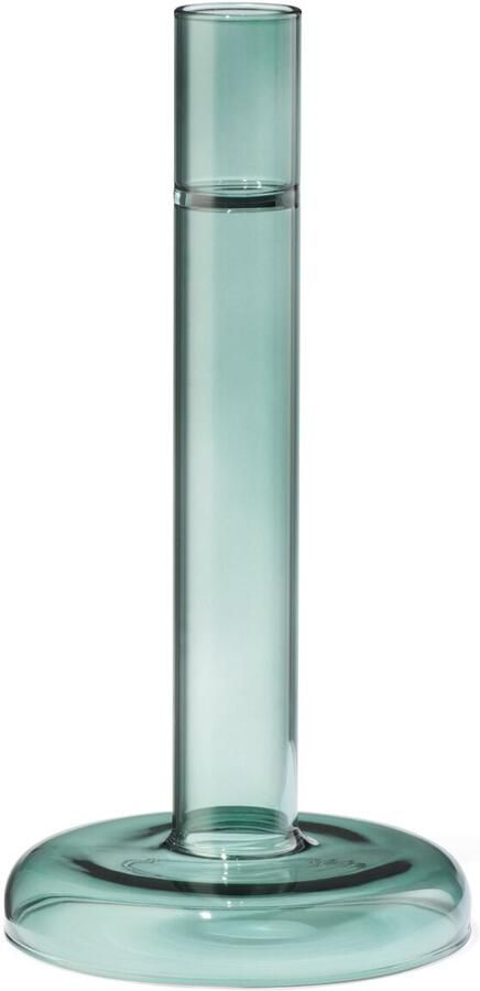 HEMA Kandelaar M Glas Groen (donkergroen)