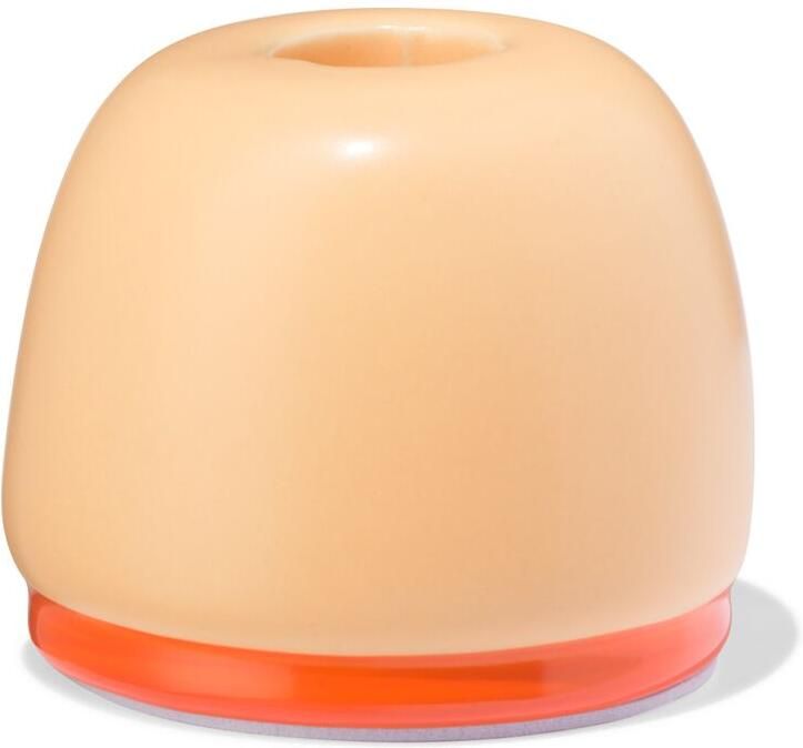 HEMA Kandelaar S Keramiek Oranje (perzik)