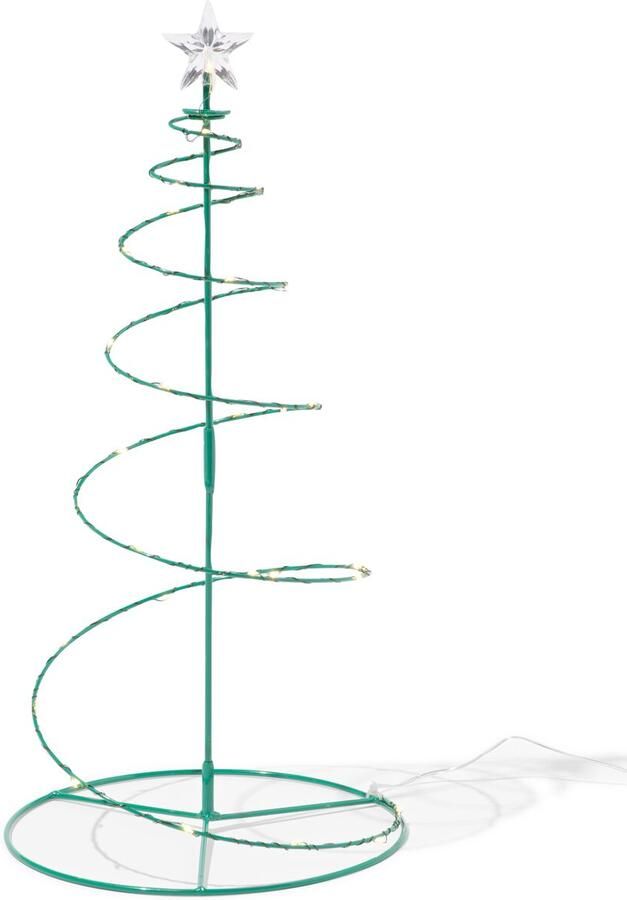 HEMA Kerstboom ⌀20x40cm Spiraal Met 30 Led Lampjes