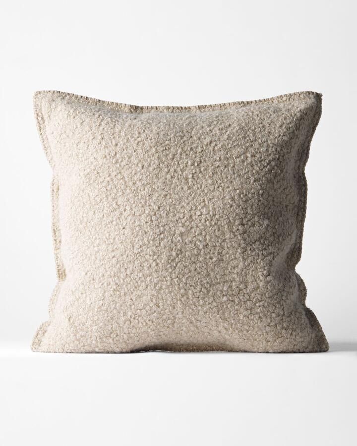 HEMA Kussenhoes 50x50cm Bouclé Taupe (taupe)