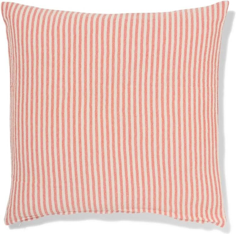 HEMA Kussenhoes 50x50cm Katoen Strepen Rood (rood)