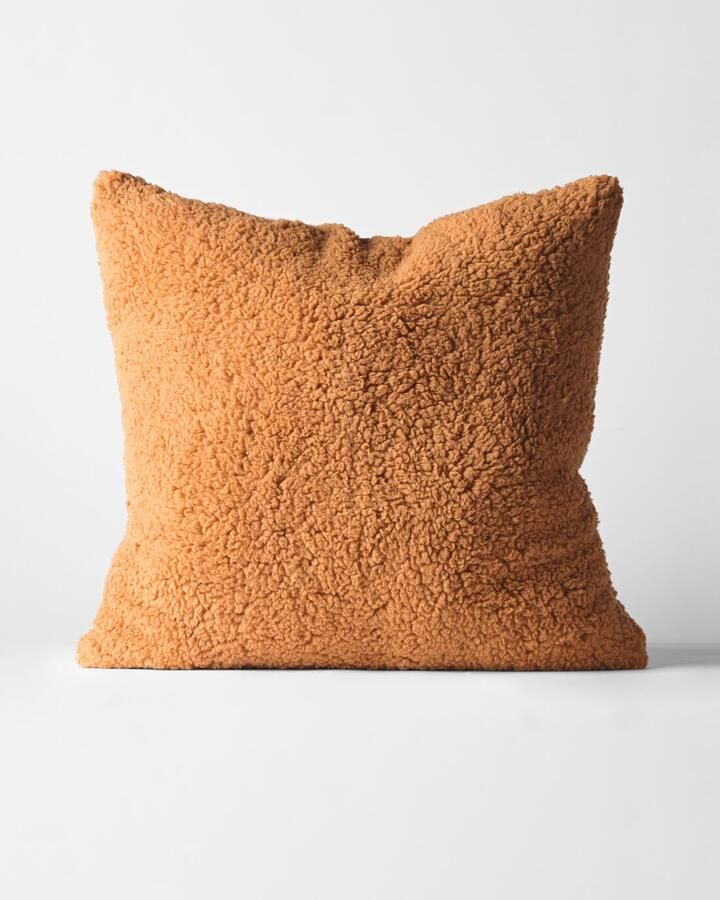 HEMA Kussenhoes 50x50cm Teddy Bruin (bruin)