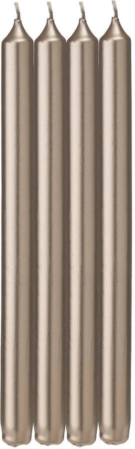 HEMA Lange Huishoudkaarsen Ø2.2x29 Champagne 4 Stuks (champagne)