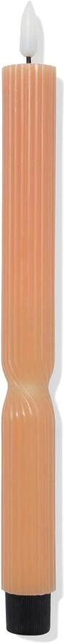 HEMA Led Huishoudkaars ⌀2.3x29cm Ribbel Naturel (naturel)